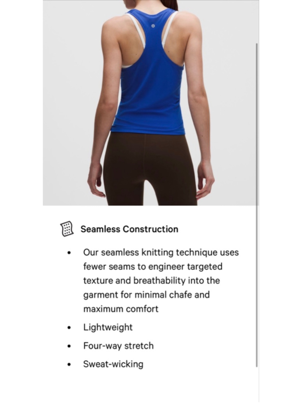 Lululemon Swiftly Tech Racerback Tank 2.0 Waist Length Ripened Raspberry SZ 8 - Picture 7 of 9